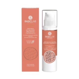 Après-shampoing BasicLab Capillus pour cheveux bouclés et ondulés 250 ml