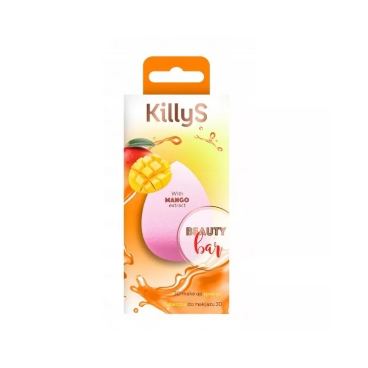 Éponge à maquillage 3D KillyS à l'extrait Mango (1 pièce)