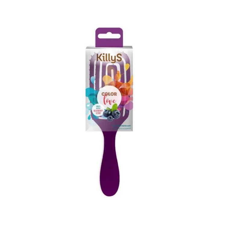 Brosse à cheveux KillyS Color Love Berry (1 pièce)