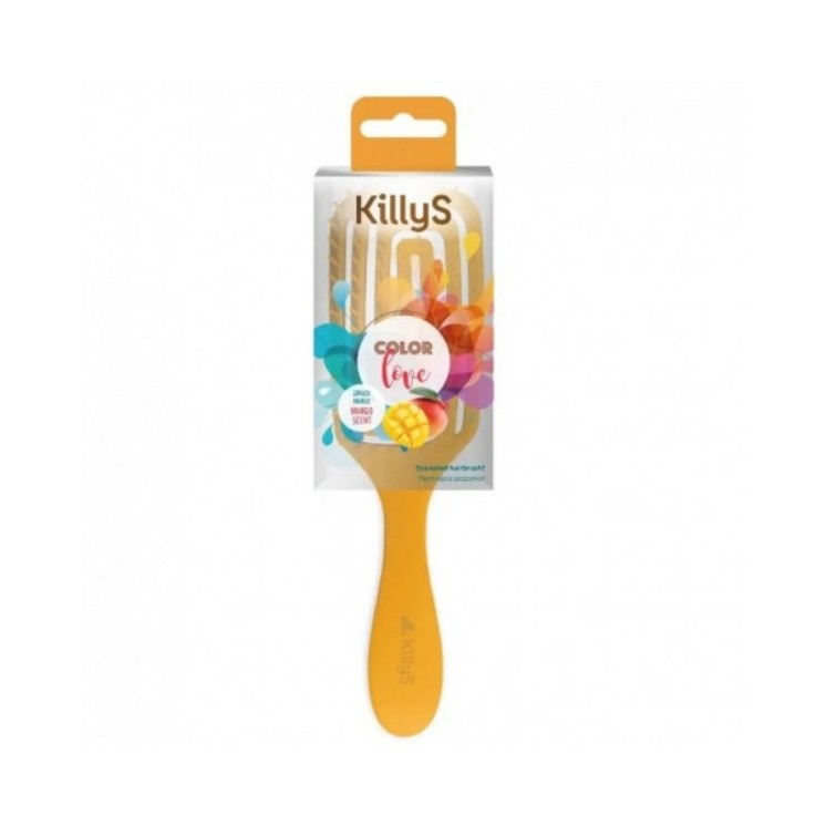 Brosse à cheveux KillyS Color Love Mango (1 pièce)