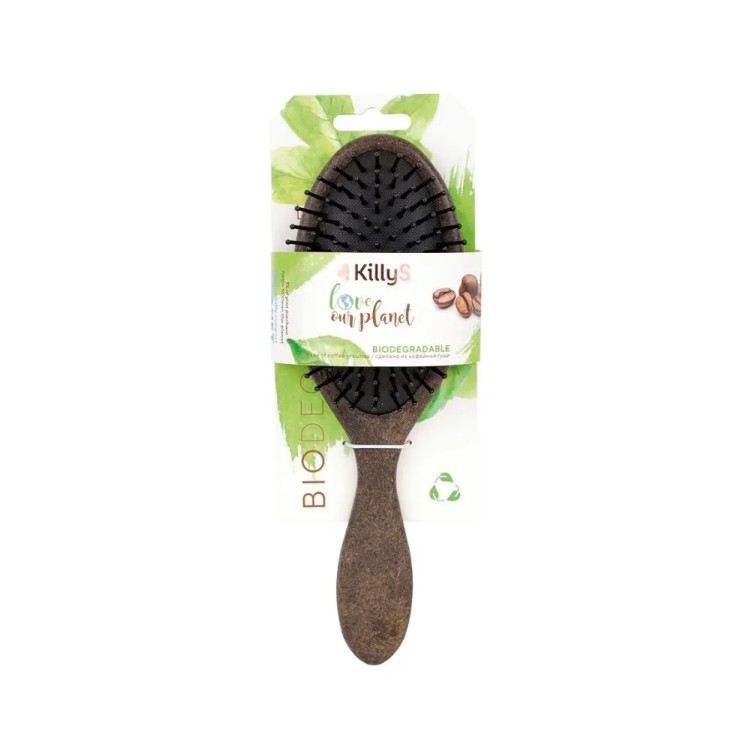 Brosse démêlante ovale au café KillyS Eco Bio (1 pièce)
