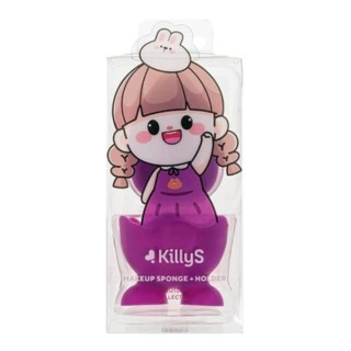 KillyS Tamagotchi Girl Violet Makeup Sponge with Stand 1 pc