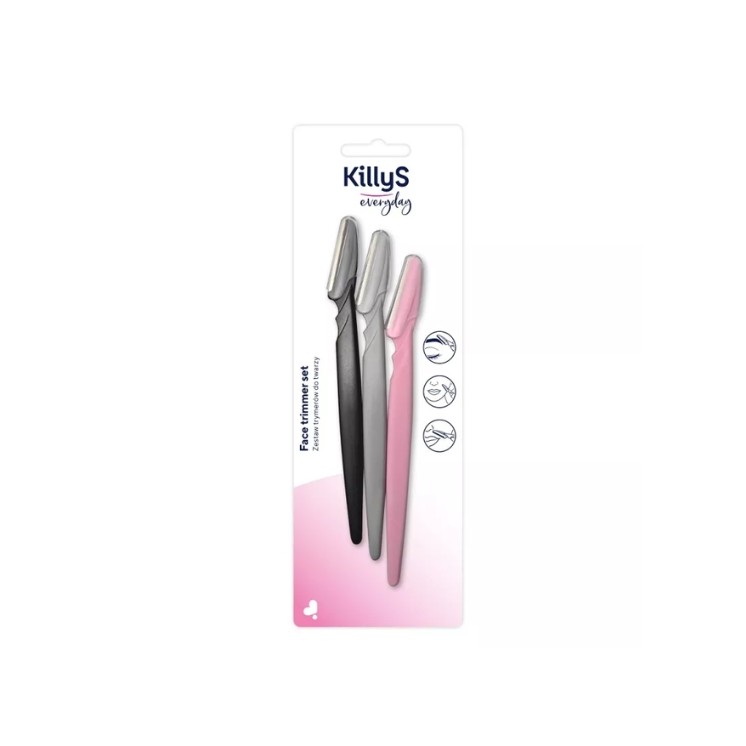 Tondeuse à sourcils et visage KillyS , lot de 3.