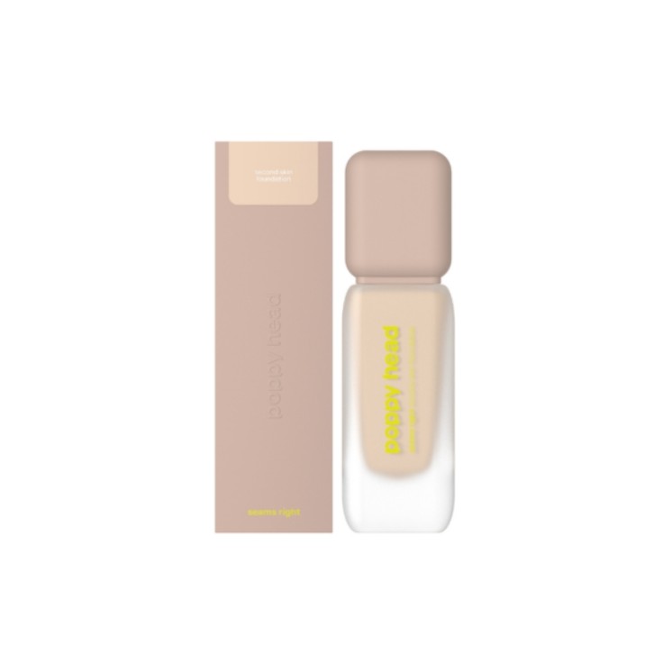 Fond de teint longue tenue Poppy Head Seams Right Fundation /03/ Seams Beige 38 g