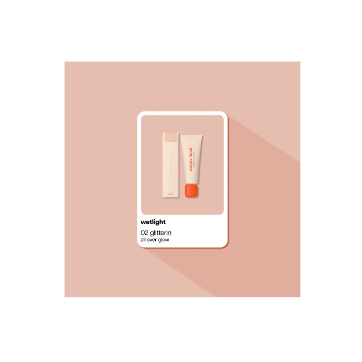 Poppy Head Wetlight All Over Glow Corps et Visage /02/ Glitterini 50 ml