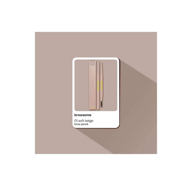 Poppy Head Browsome Brow Pencil /01/ Soft 0.09 g