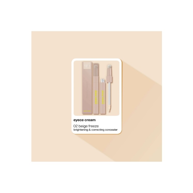 Poppy Head Eyece Cream rozświetlająco-korygujący Korektor pod oczy /02/ Beige Freeze 3,7 g