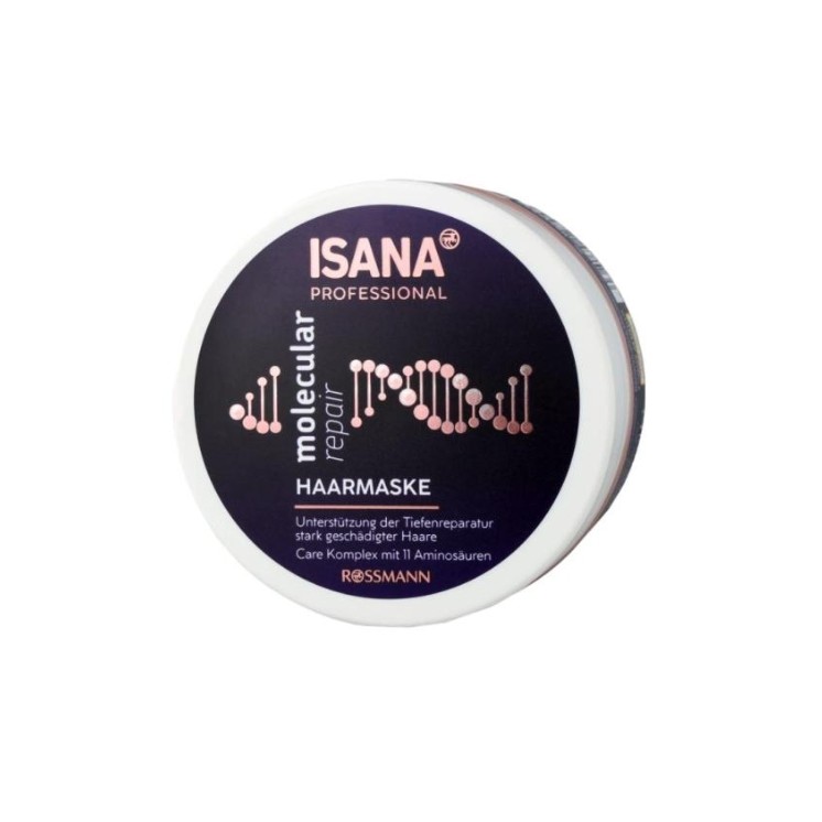 Masque Repair moléculaire Professional Isana pour cheveux abîmés 200 ml