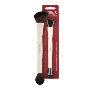 Pinceau double face KillyS x Żurawska pour produits secs (1 pièce)