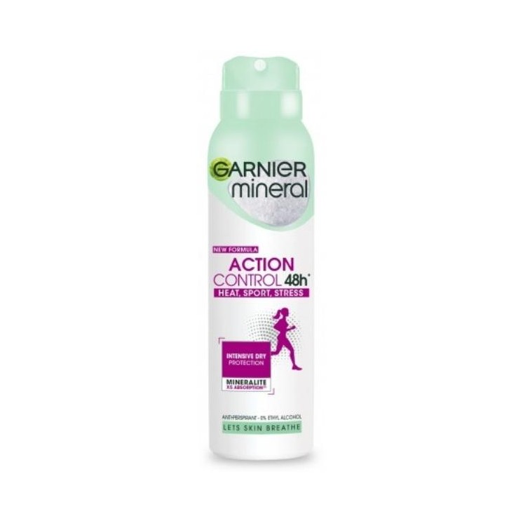 Déodorant Garnier Minerals en spray Action Control 48h 150 ml