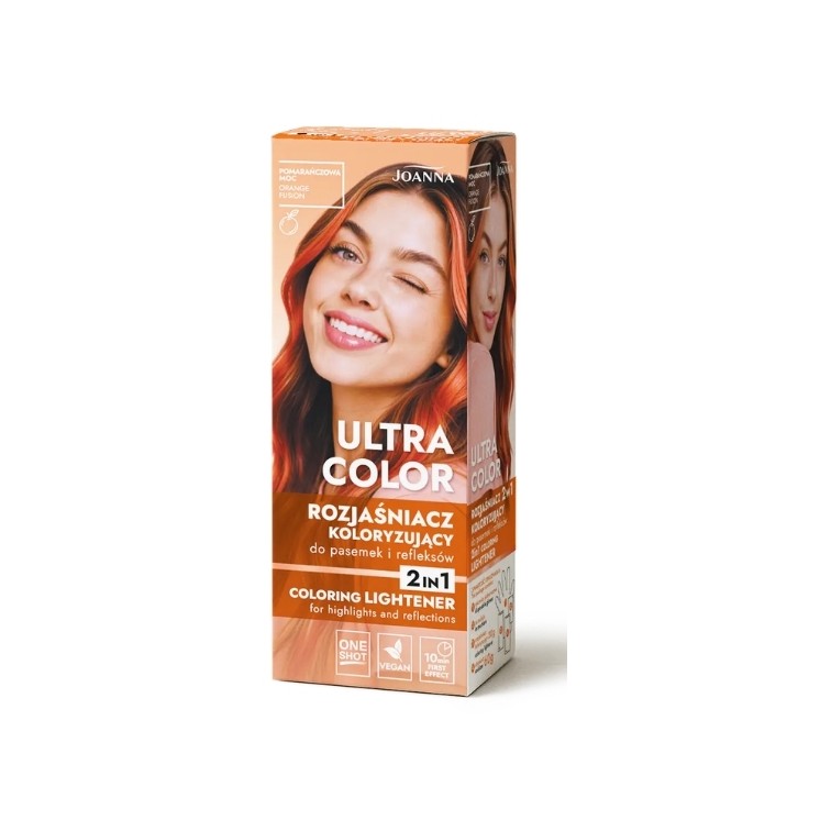 Joanna Ultra Color Rozjaśniacz koloryzujący Pomarańczowa Moc 