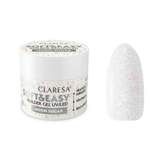 Gel de construction pour ongles Claresa Soft & Easy Moon Sugar 45 g