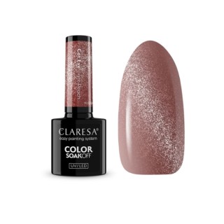 Vernis à ongles hybride Cat Eye Claresa Nude Glow / Peach Light / 5 g