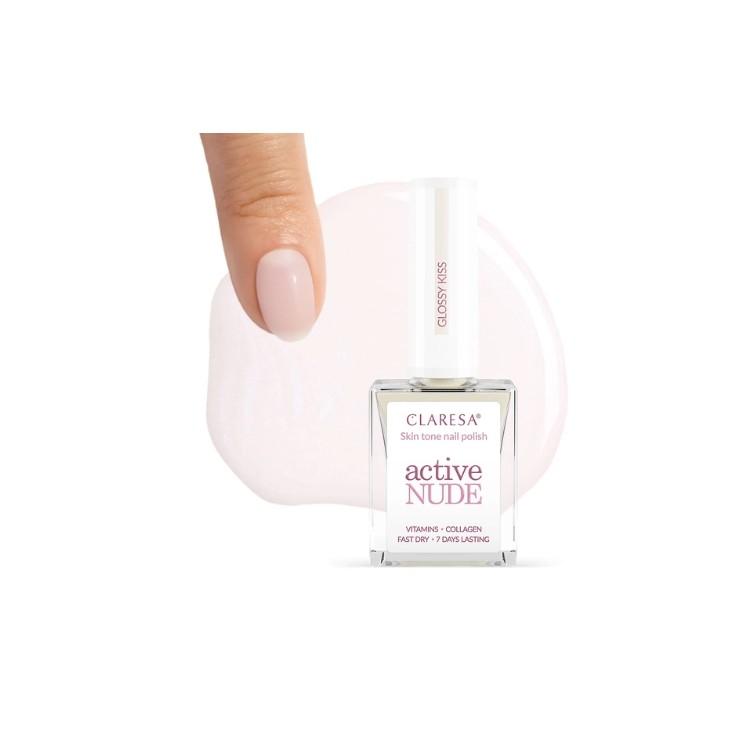 Vernis à ongles Claresa Active Nude Classic Glossy Kiss 9,5 5 ml