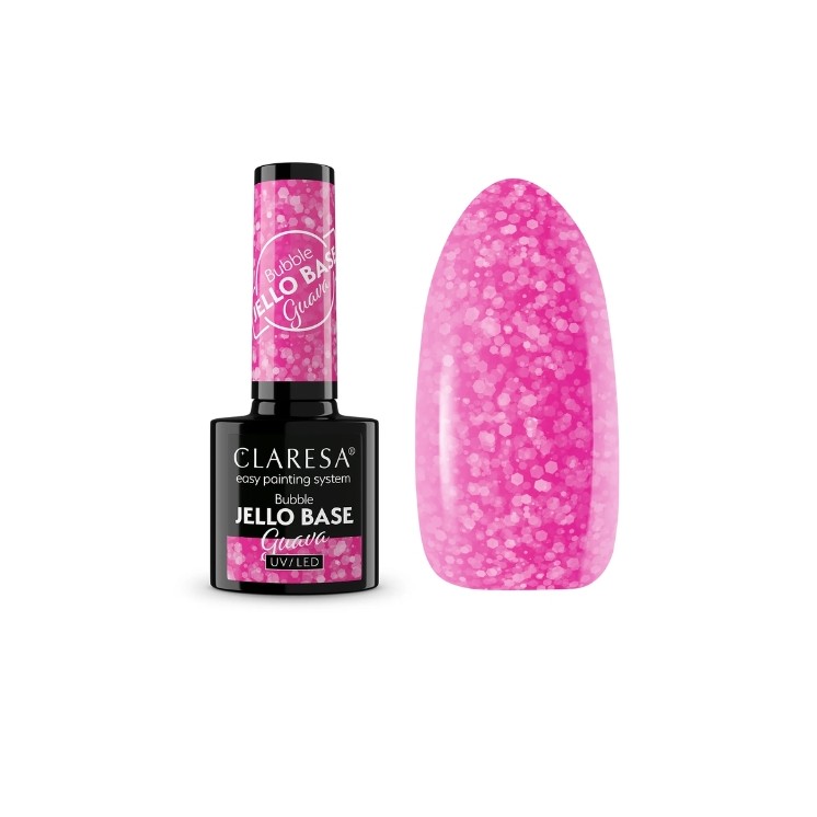 Claresa Bubble Jello Base Base pour Ongles Goyave 5