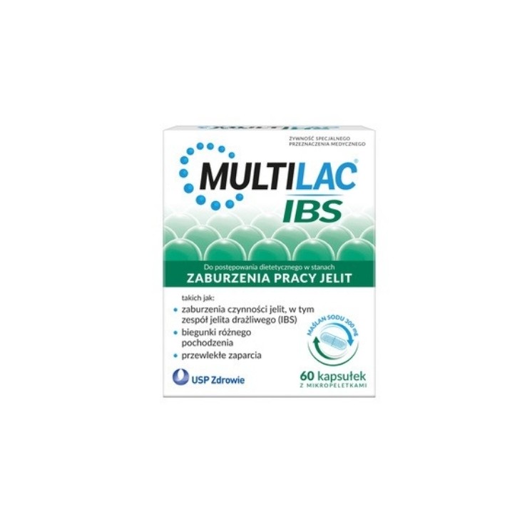 Multilac IBS Butyrate de sodium 300 mg 60 capsules