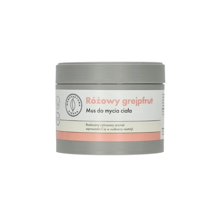 Manufaktura Piękna Mousse nettoyante pour le corps au pamplemousse rose 250 g
