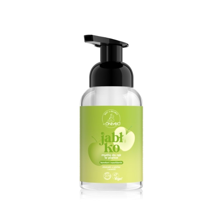 Savon moussant pour les mains ONLYBIO Body in Balance Pomme 250 ml