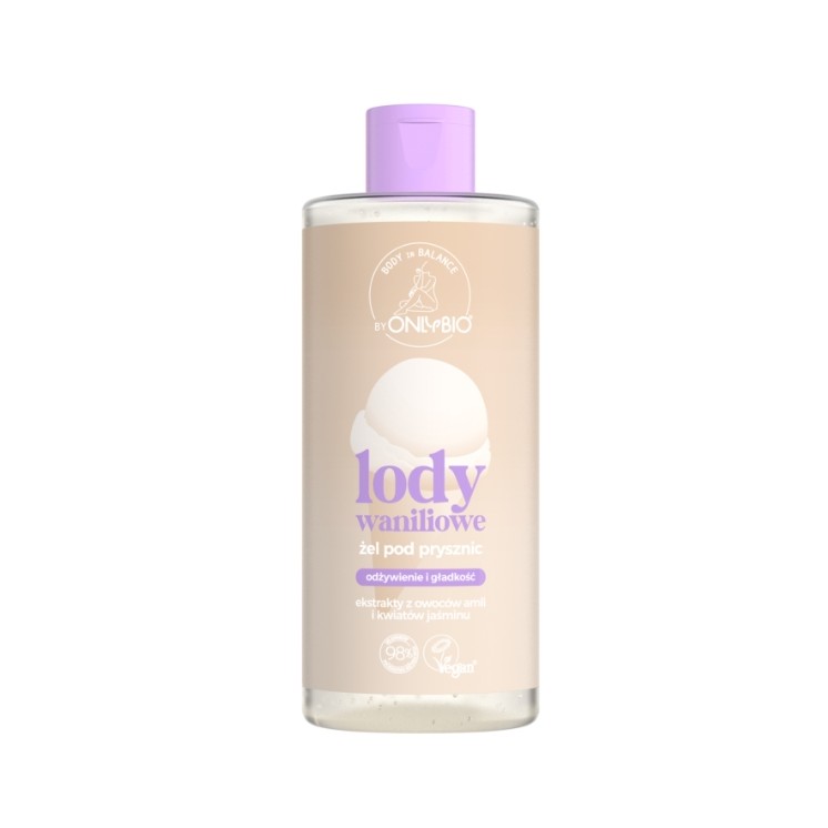 ONLYBIO Body in Balance Vanilla Ice Cream Shower Gel 300 ml