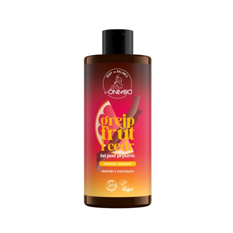 ONLYBIO Gel douche Body in Balance Cèdre et Pamplemousse 300 ml