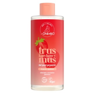 ONLYBIO Gel douche mousse fraise Body in Balance 300 ml