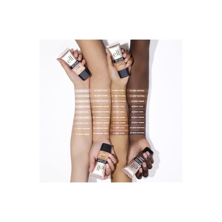 Fond de teint satiné Soft Glam ELF /25/ Teinte Neutral Light 30 ml
