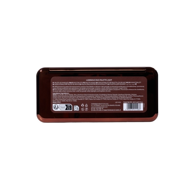 Palette contouring Luminous Light Everybody London 3 x 5 , 5 g