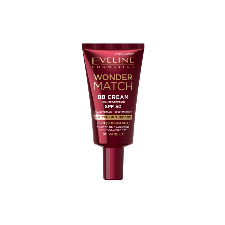 Eveline Wonder Match Krem BB z SPF50 /02/ Vanilla 30 ml