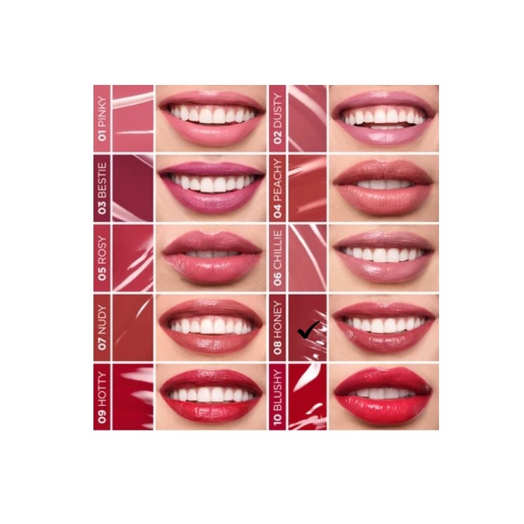 Eveline VinyLove długotrwała Pomadka płynna z efektem gloss /08/ Honey 4 ml