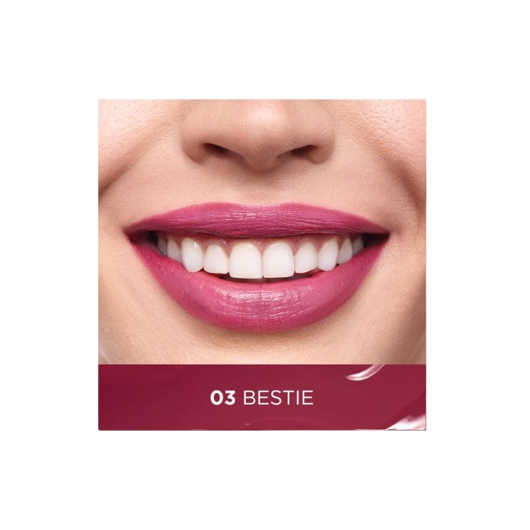 Rouge à lèvres liquide longue tenue Eveline VinyLove effet brillant /03/ Bestie 4 ml