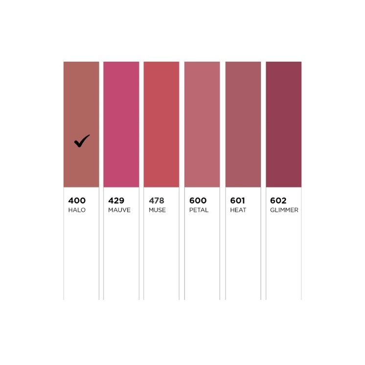 Rouge à lèvres crémeux Eveline Celebrity Lips au fini satiné /400/ Halo 1 pièce
