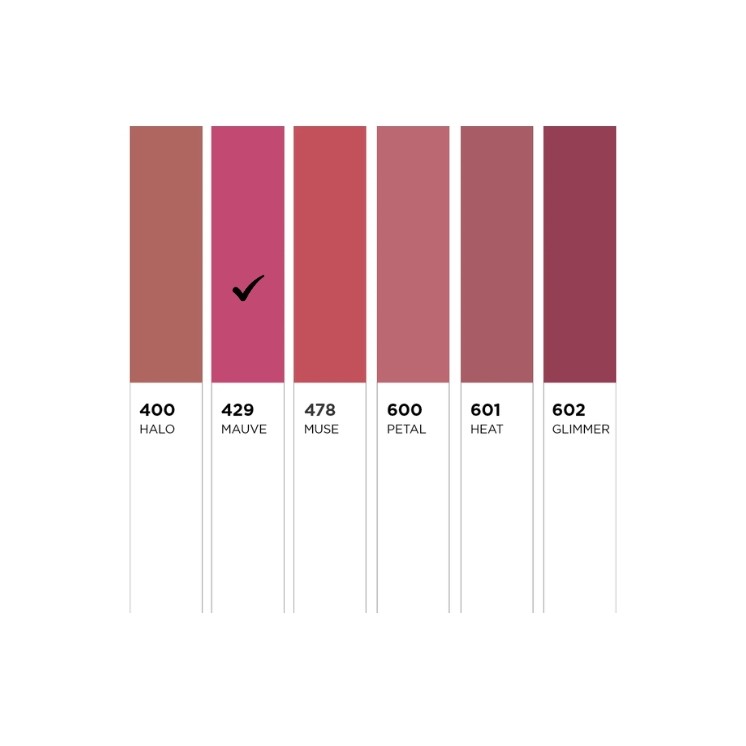 Rouge à lèvres Eveline Celebrity Lips au fini satiné crémeux /429/ Mauve 1 pièce