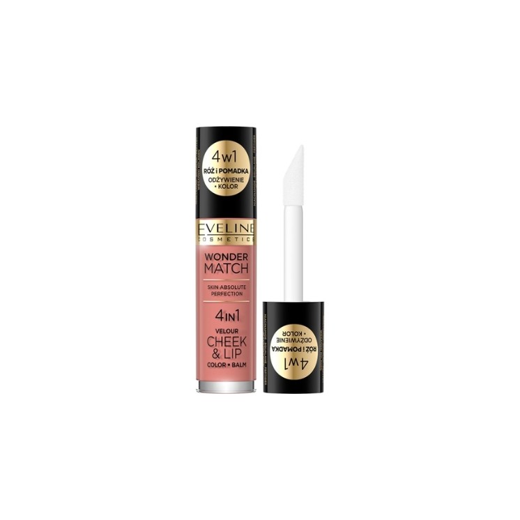 Eveline Wonder Match Blush et Rouge à Lèvres Liquide /01/ 5 ml
