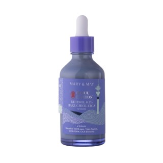 Sérum raffermissant Retinol 0,1 1% Bakuchiol Cica Mary&May , sérum visage au rétinol 80 ml