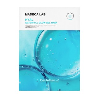 Centellian24 Hyal Waterfull Glow Gel Mask, lot de 5 masques hydratants pour le visage (22 ml).