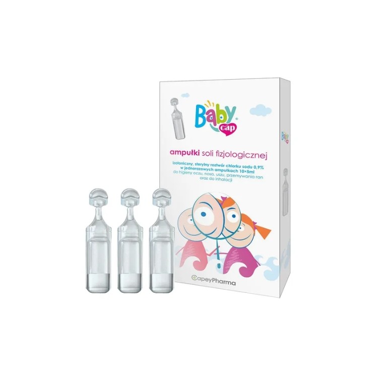 Solution saline Babycap 5 ml x 10 ampoules