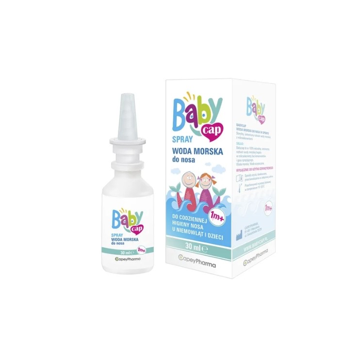 Spray nasal à l'eau de mer Babycap 30 ml