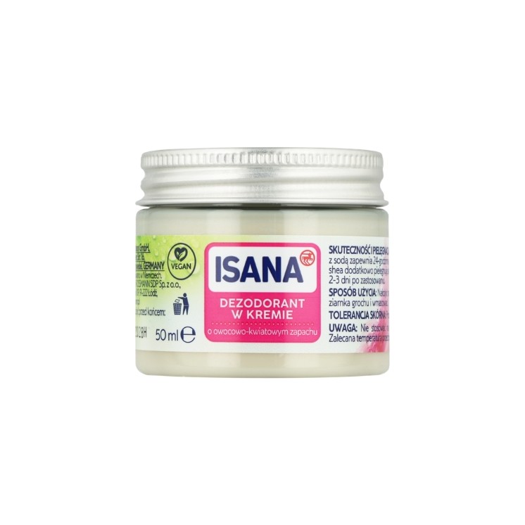 Crème déodorante Isana pour femmes 50 ml