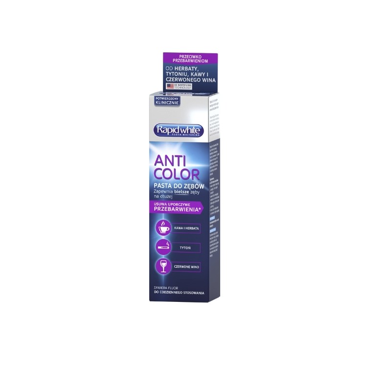 Dentifrice anti-taches Rapid White 75 ml