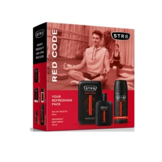 Coffret cadeau STR8 Red Code Eau de Toilette 50 ml + Déodorant Spray 150 ml