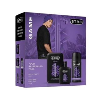 Coffret cadeau STR8 Game : Eau de toilette 50 ml + Déodorant spray 150 ml