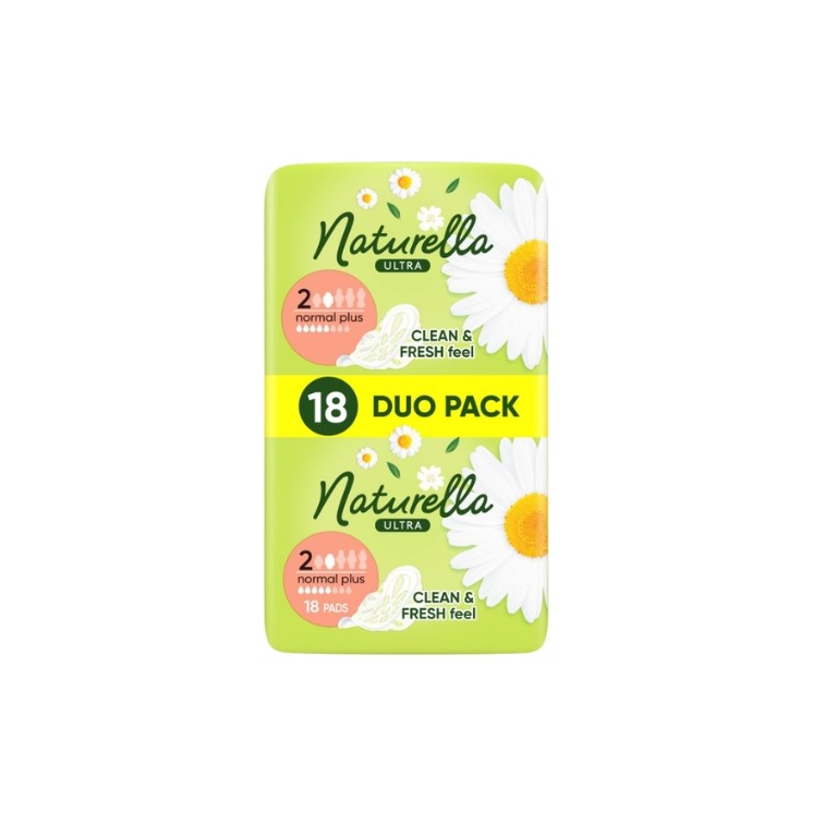 Naturella Duo Pack Normal Plus Serviettes hygiéniques 18 pièces