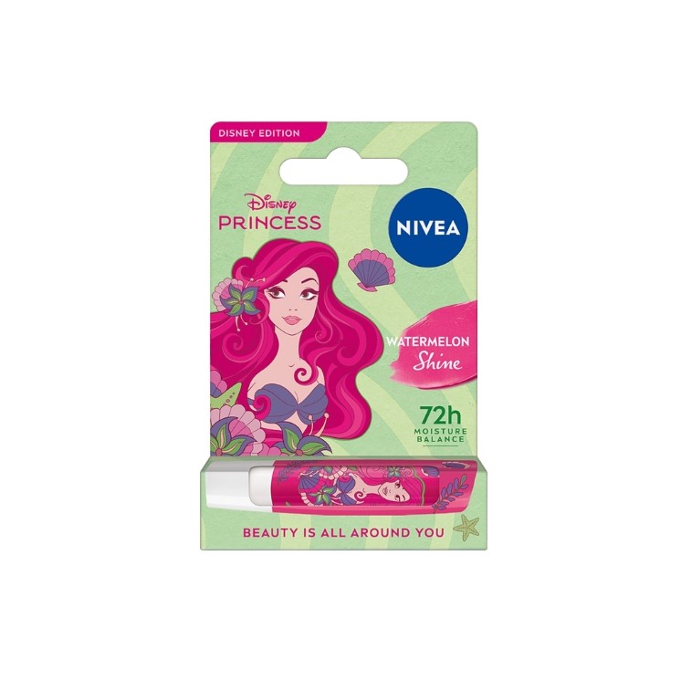 Rouge à lèvres protecteur Nivea Disney Princess Watermelon Shine 4,8 ml