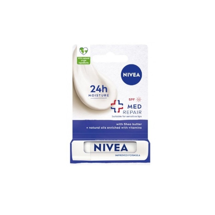 Baume à lèvres protecteur Nivea Med Repair SPF15 4,8 ml