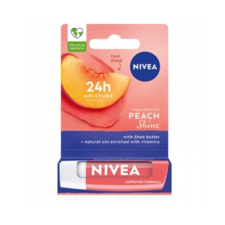 Rouge à lèvres protecteur Nivea Peach Shine 4,8 ml