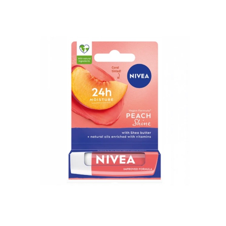 Rouge à lèvres protecteur Nivea Peach Shine 4,8 ml
