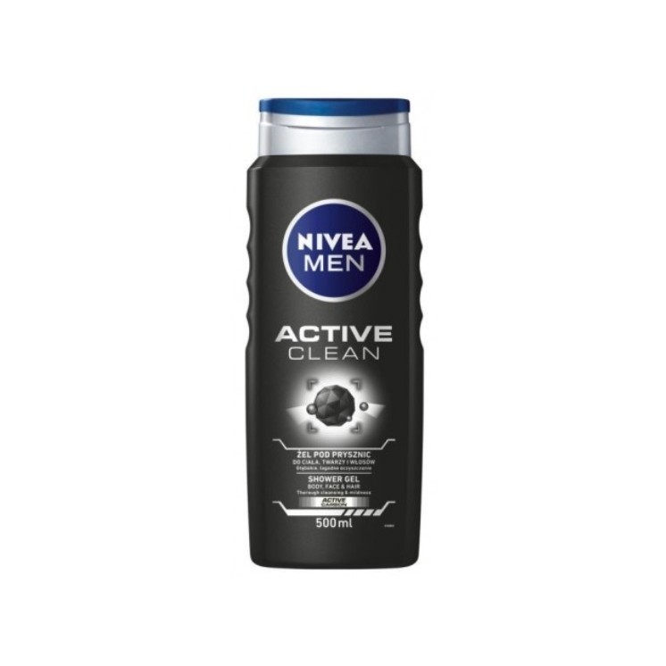 Gel douche Nivea Men Active Clean 500 ml