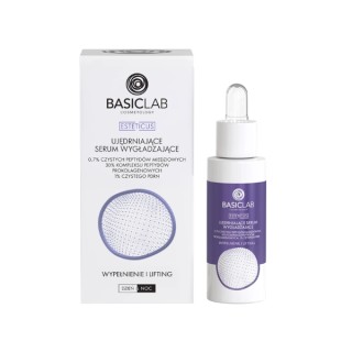 BasicLab Esteticus ujędrniające Serum do twarzy z 0,7% czystymi Peptydami miedziowymi i 30% Peptydami biomimetycznymi 30 ml