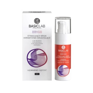 Sérum visage stimulant et régénérant intensif BasicLab Esteticus 0,3 3% de rétinol 30 ml