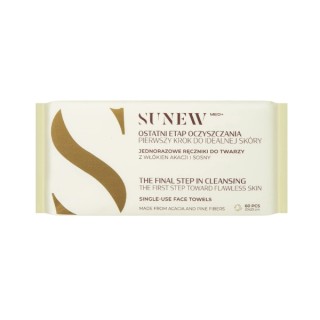 Serviettes jetables pour le visage Sunew 60 pièces